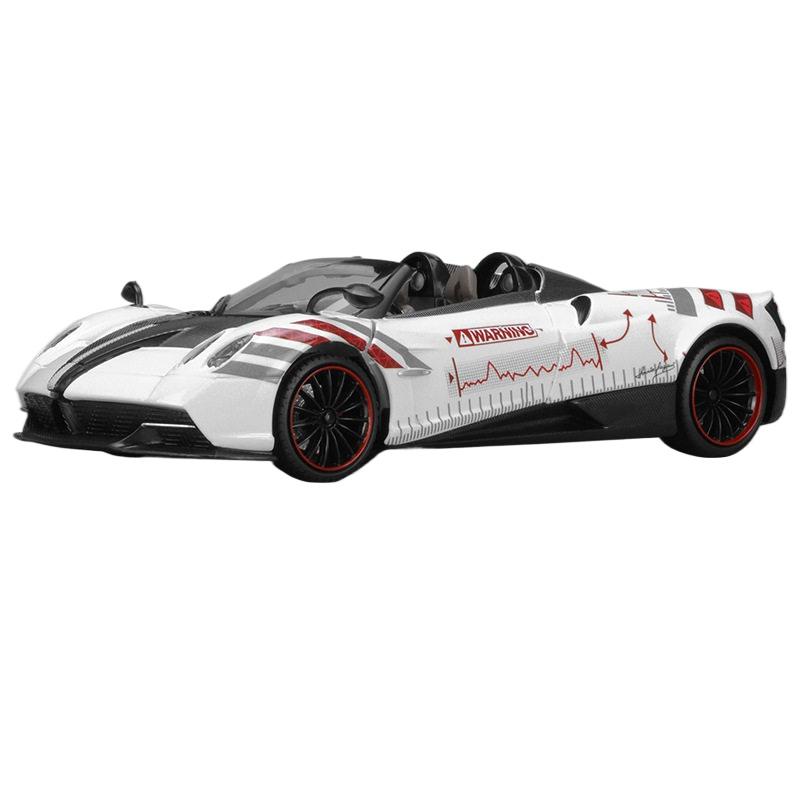 1/24 Scale Pagani Huayra Roadster Car Model with Display Base Adult Collectible Toy Car Boy Birthday Gift