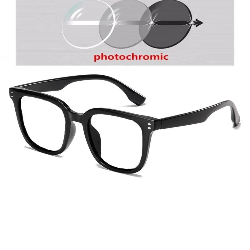 0 -0.5 -0.75 To -6.0 Anti-Glare Square Myopia Sunglasses With Diopters Uv400 Minus Degree Prescription Sunglasses