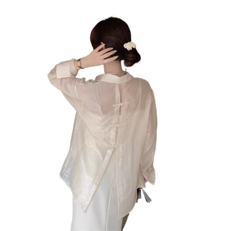 Damen Sommer 2025 Lyocell Tencel Sonnenschutzhemd - Dünnes Trägertop mit gerader Schulterpartie Trend