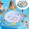 40 Inch Round Floating Card Table for Pool Inflatable Pool Game Table