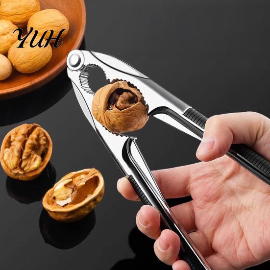 Anti Slip Pecan Cracker Nut Crackers for All Nuts, Heavy Duty Nutcracker Home Restaurant Walnuts, Multi-purpose Seafood Shell Opener Tool with