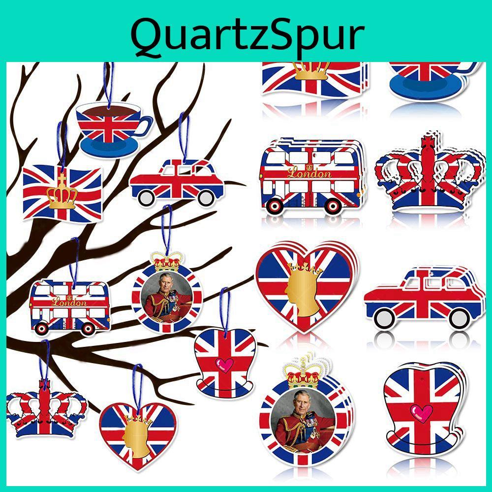 Majestic King Charles Iii Hanging Decorations Bright And Bold Cutouts