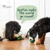 Mental Stimulation Dog Toy Slow Feeder Ball Interactive Silicone Chew Treat Dispenser Teething DIY Food Mold for Dogs Dishwasher Safe