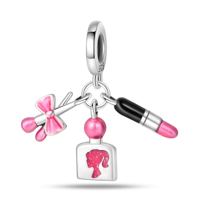 Copper Princess Angel Pink Series Birthday Charm Beads Suitable Fit Pan Original Bracelet Exquisite Diy Jewelry