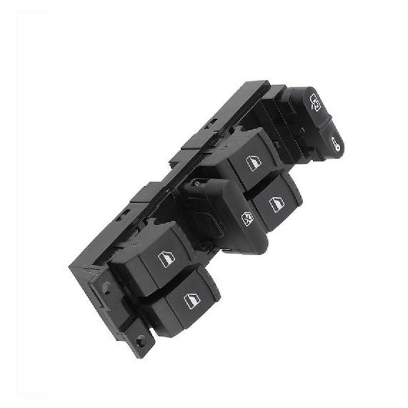 for VW Glof 2003-2008 Passat Jetta Bora 2000-2009 Seat Leon Power Window Control Lifter Main Switch 12 PINS Front Left 1JD959857