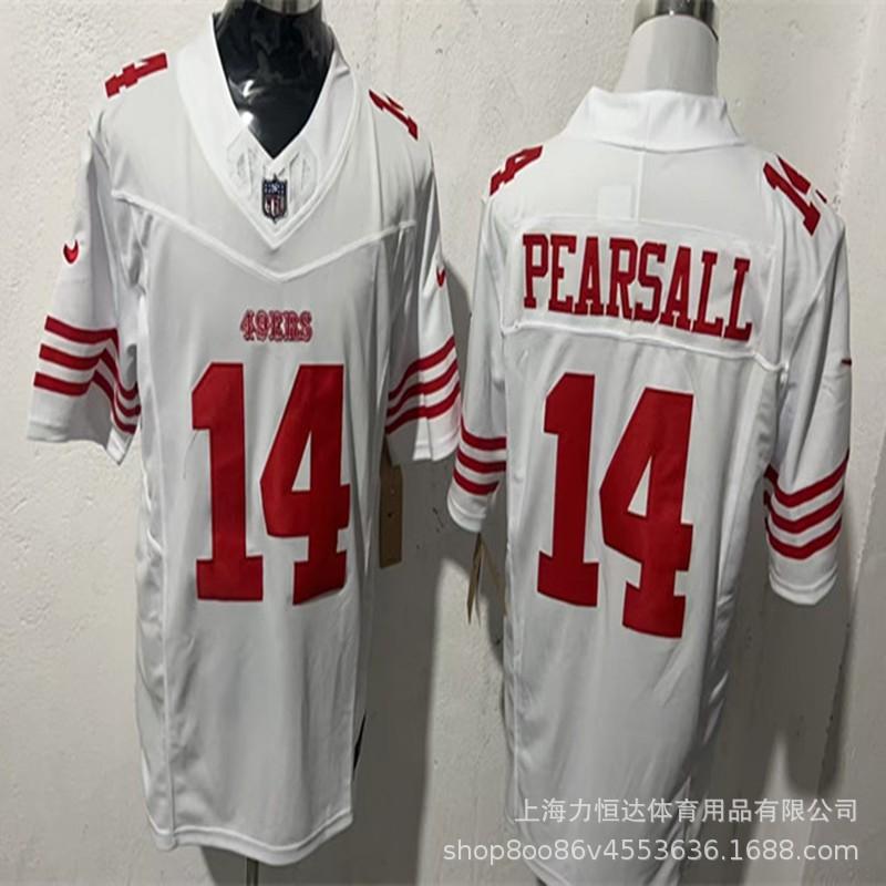 Maillot de Football 49ers 13 Purdy 97 Bosa Uniforme d'Équipe Sports Hommes Femmes