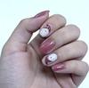 Top-Selling European Christmas Nail Art: Santa Claus & Plum Blossom Design - 24 Wearable Nail Tips