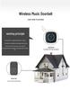 Compact Wireless Smart Home Doorbell - Long Range Remote Control with Ding Dong Chime