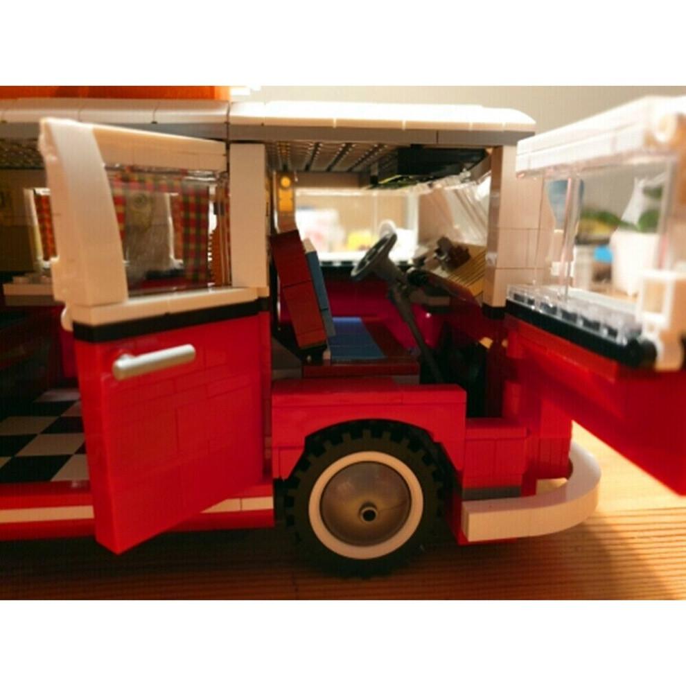 Modelo Volkswagen T1 Furgoneta Camper Serie Technic Bloques de Construcción de 1354 Piezas