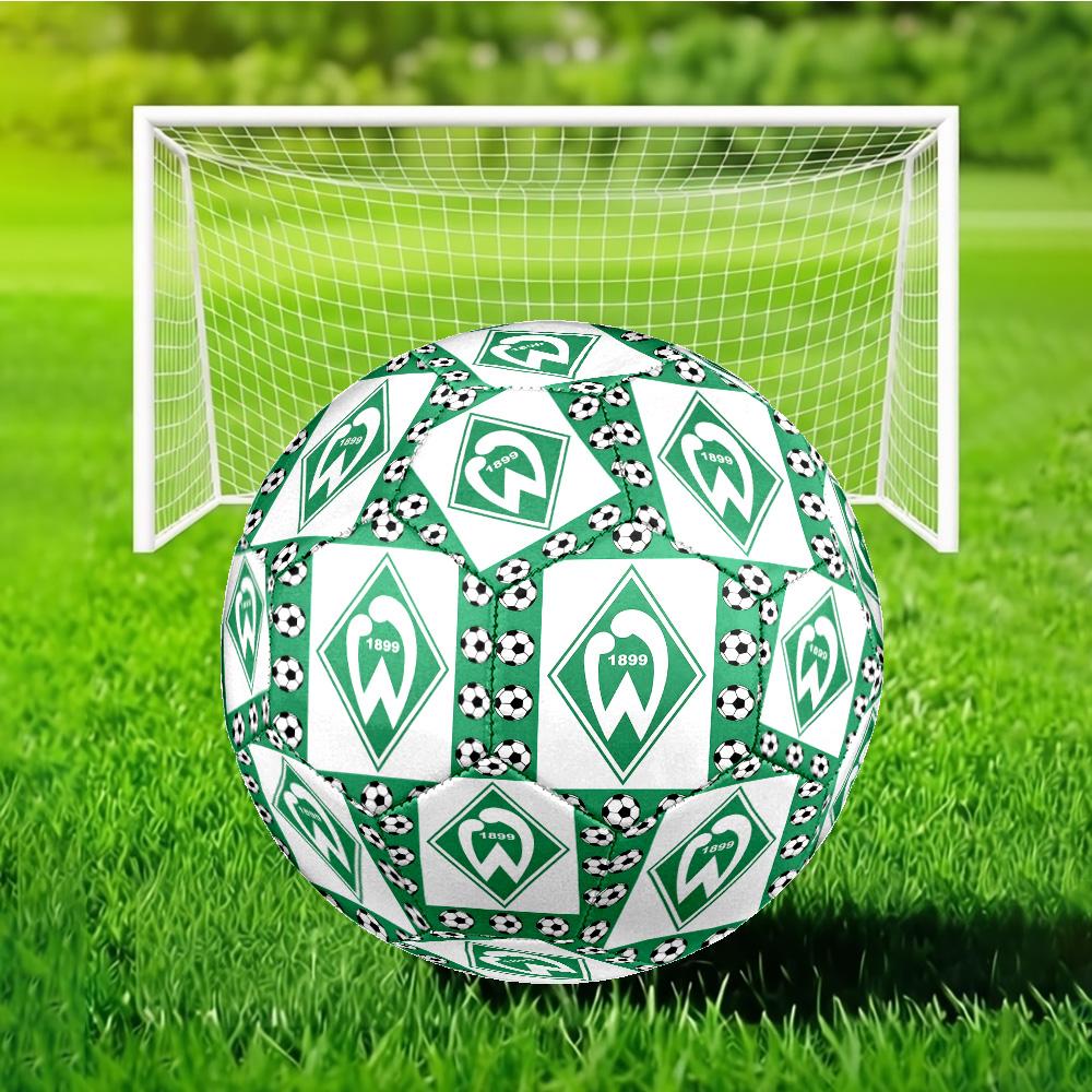 Green Diamond Symbol Soccer Ball Size 5 Soccer Ball, Machine-stitched, Soft and Comfortable, Suitable for Training and Matches Fan Gift