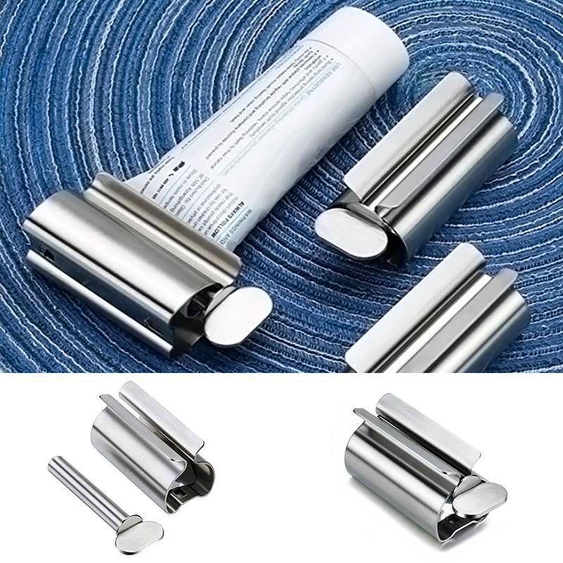 

Стойка для ванной комнаты, тюбик для зубной пасты, роликовый соковыжималка для зубной пасты, дозатор из нержавеющей стали