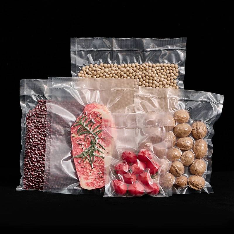 Food Storage Vacuum Bags With Sealing For Freshness Preservation And Compression