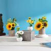 Artificial Flower Sunflower Potted Plant Desktop Counter Display Placement Decoration