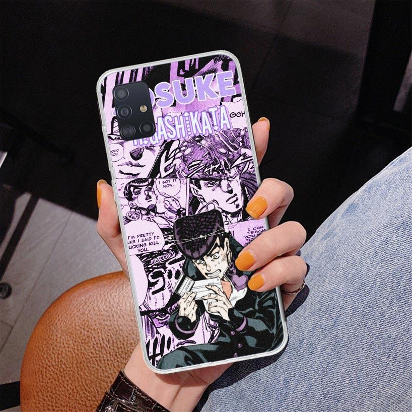 JoJo's Bizarre Adventure Diamond Is Unbreakable Phone Case For Samsung Galaxy A52 A32 A22 A12 A51 A31 A50S A30S A20S A10S Note 2
