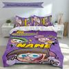 3pcs Custom Name Dexter's Laboratory Set,Includes 1 Duvet Cover and 2 Pillowcases,All-season Bedroom Decor
