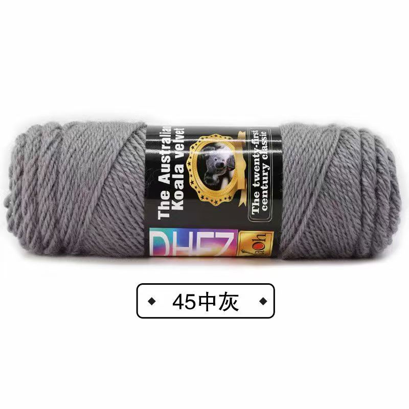 100G Wool Blended Koala Fleece Hand-knitted Medium Thick Yarn Rod Needle Thread Jacket Scarf DIY Knitting&Crocheting