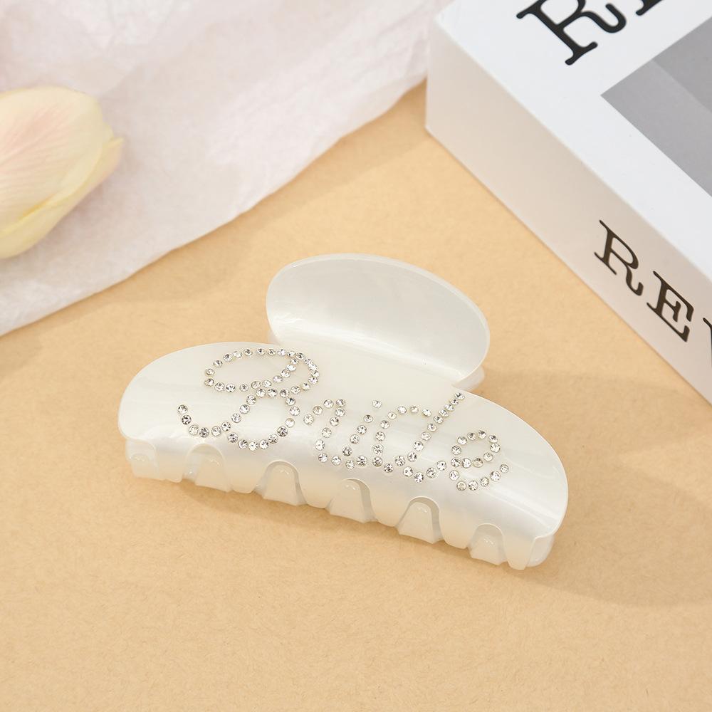 

1 шт. Французский стиль, легкая роскошь, темперамент, модная заколка-акула, простое и высококлассное ощущение, заколка-краб, аксессуар для волос