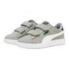 Puma Smash 3.0 Buck V Ps Comfortable Casual Low-Top Kids Skate Shoes Kids Sneakers Gray White Green 392040-06