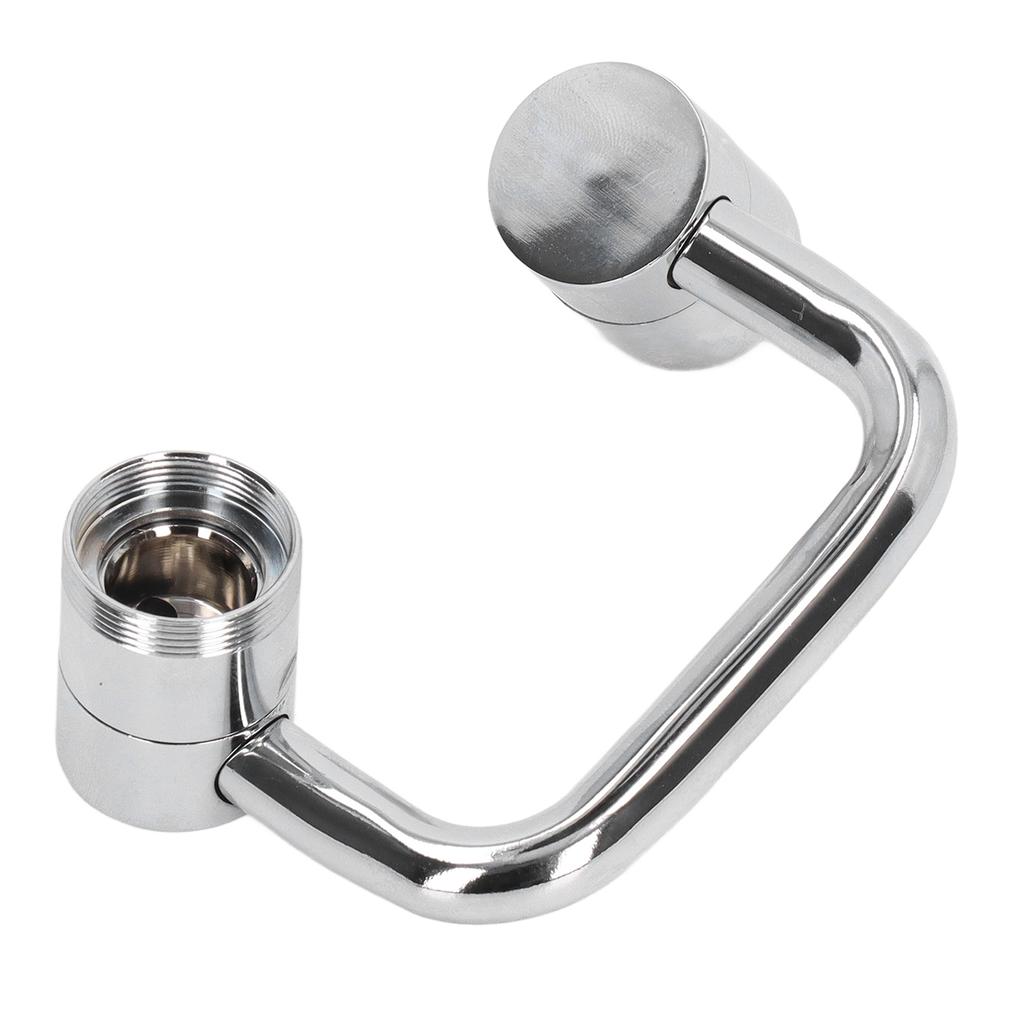 Faucet Extender Copper Stainless Steel ABS 1080 Degree 22mm Internal Diameter Rotatable Tap Adapter