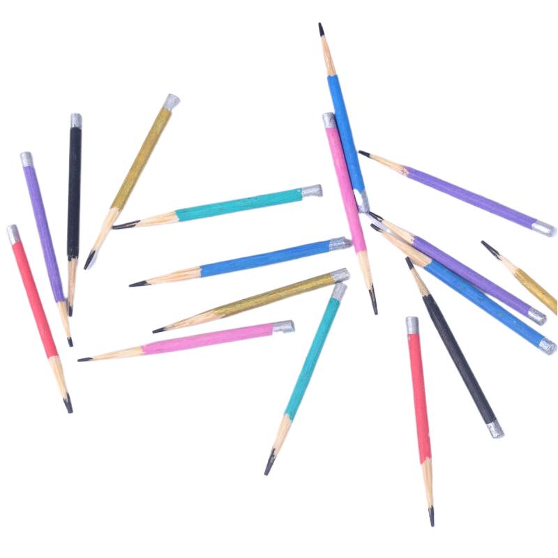 10Pz Casa delle Bambole Miniatura Penna Colorata Mini Matita Cancelleria Scolastica Modello Giocattolo per Fingere Gioco Bambino Decorazione Casa
