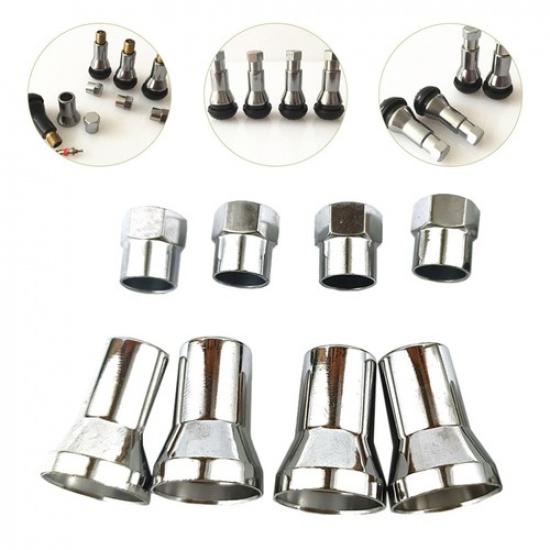 4 Sets Tire Pressure Caps Plastic Car Tire Caps Tire Stem Cover Bike Tire Caps