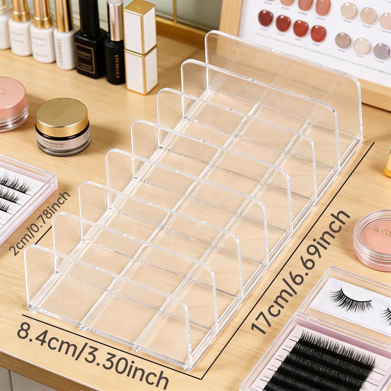 Wimpernverlängerung Zubehör Organizer Falsche Wimpern Aufbewahrungsbox Wimpern Zubehör Etui Display Ständer Make-up Puder Rouge Ständer