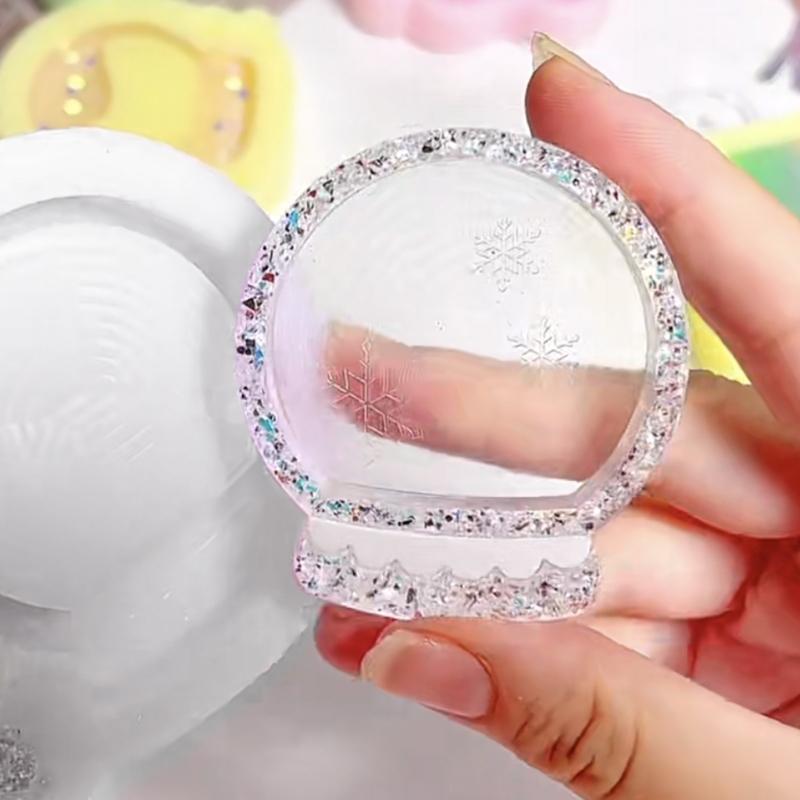 Crystal  Shape Shaker Silicone Moulds Resin Shaker Molds Resin Casting Mould Silicone Material for  Pendant Craft