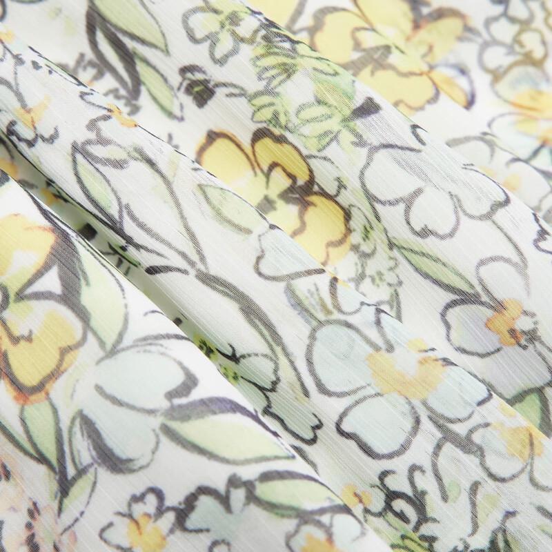 Veromoda 2025 Summer Ruffled Asymmetric Hem Camisole Dress