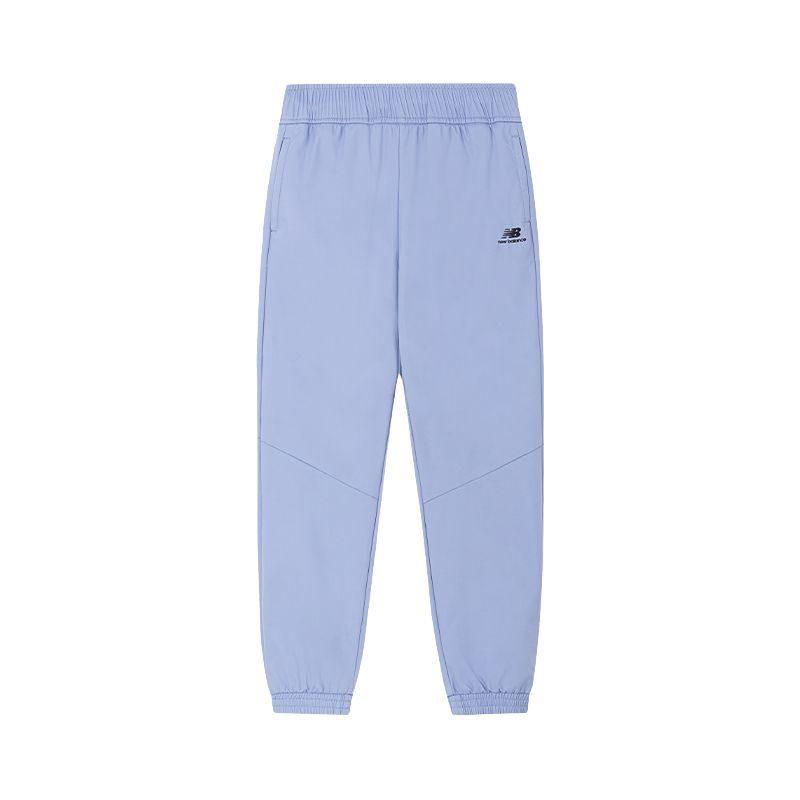 New Balance Knitted Sweatpants Unisex Light Blue Moderate Cuffed Pants 5TC44713-LBL