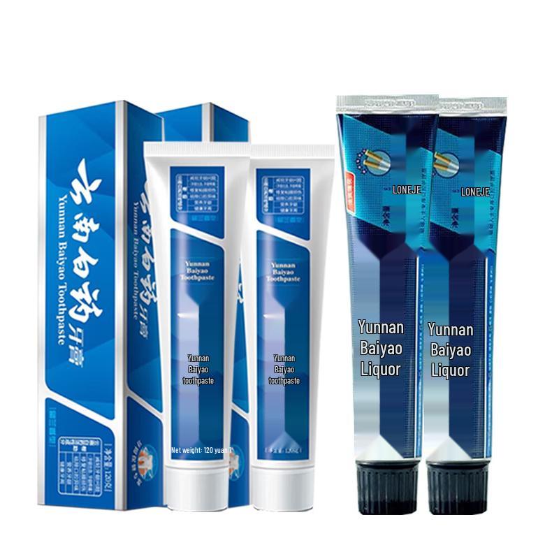 

Yunnan Baiyao Toothpaste Multipack: Gum Care & Smoke Stain Removal
