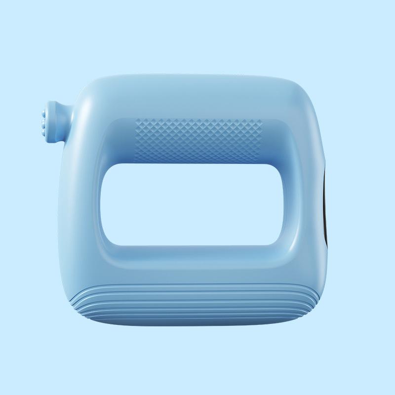 

Портативный перкуссионный фасциальный кольцевой USB-зарядный массажный пояс с вибрацией для шеи, мембранный массаж, расслабление, массаж плеч синий