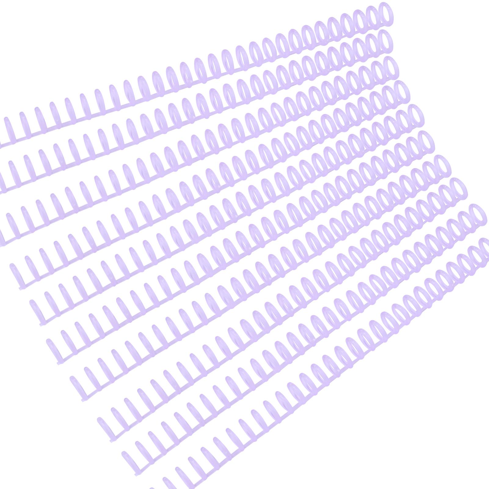 

Соединитель для документов кольцевой на 30 лунок, 10шт 10pcs фиолетовый