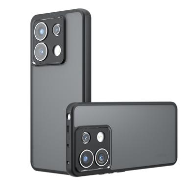 Akrylowa, odporna na wstrząsy, przezroczysta obudowa telefonu do POCO X6 Pro F6 M6 Pro Redmi Note 13 Pro Plus, twarda, ochronna tylna obudowa z zderzakiem