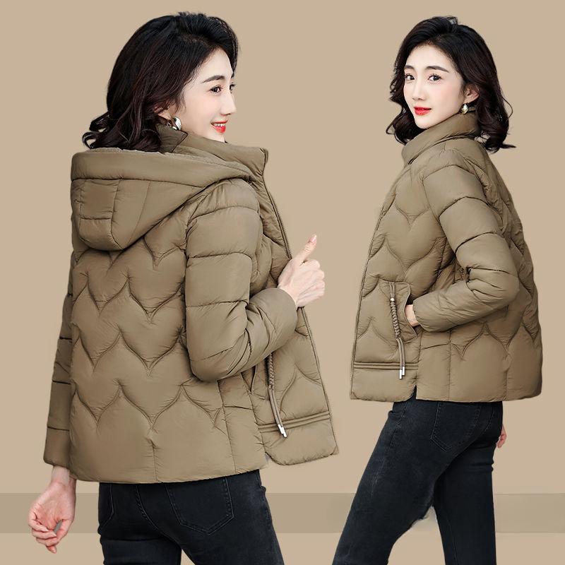 Stilvoller kurzer Winter-Daunenbaumwollmantel für Damen, bequem und warm, perfekt für die Herbst- und Wintersaison