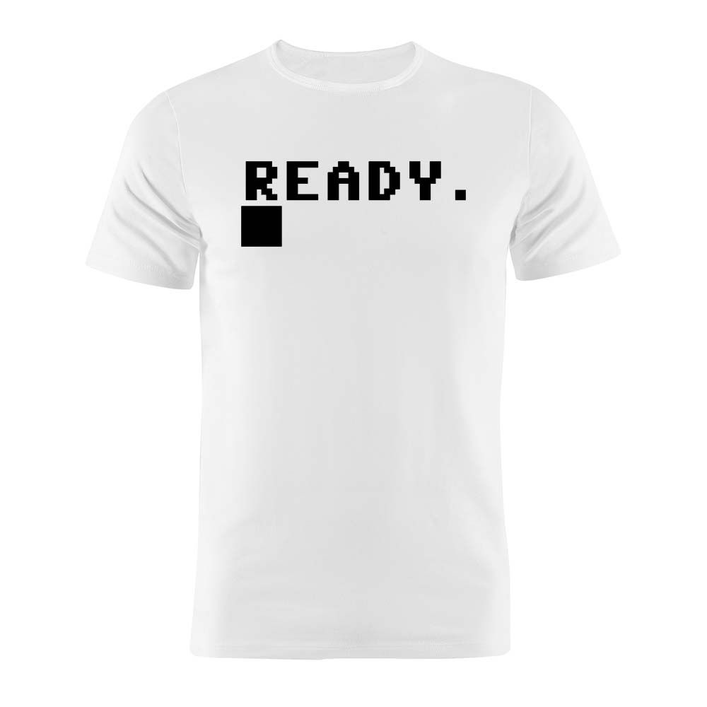 100 Cotton Unisex T Shirt Ready Commodore 64 Silhouette Gift Tee