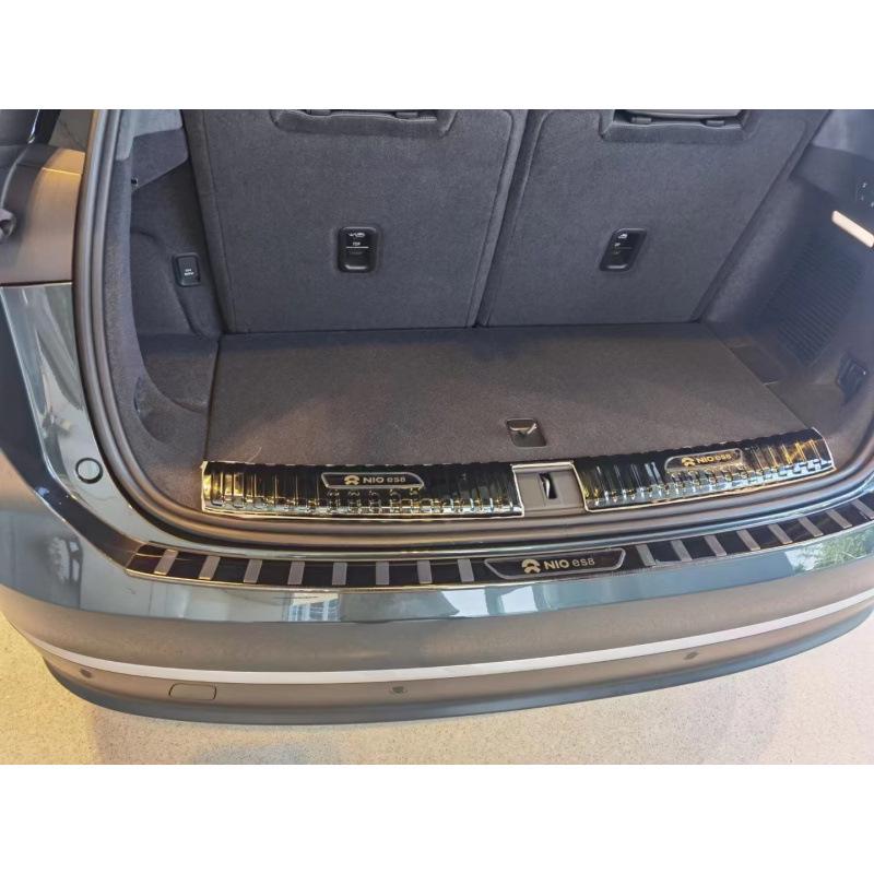 23 Nio ES8 Door Sill Scuff Plates & Rear Bumper Protector - Anti-Scratch Stainless Steel Welcome Pedals