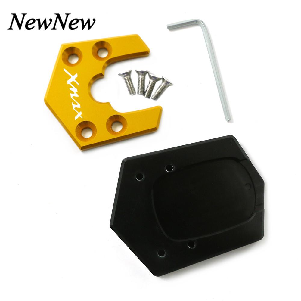 For Yamaha XMAX125 XMAX 300 400 125 250 X-MAX 2017-2025 Motorcycle CNC Side Kickstand Foot Side Stand Enlarge Extension Plate