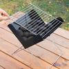 Mini barbecue pliable portable pour charbon FOLDCUE, Barbecue de bureau, Noir [354]