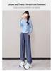 Women's Autumn 2026 Sportswear Set: Fashionable Morning Run Yoga Top and Cycling Fitness Pants
