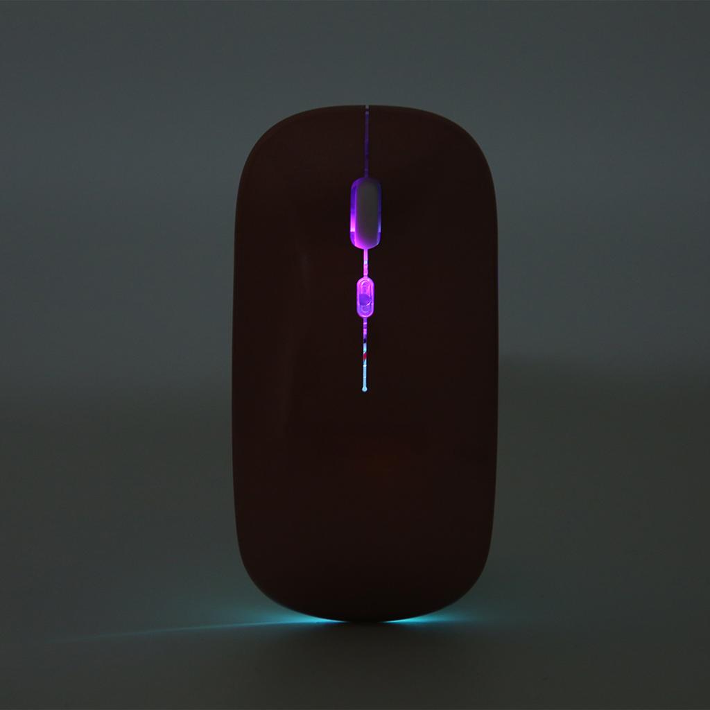 2.4G Wireless Mouse   Chargeable   1600DPI Color Backlight Game Mouse with 2.4G Receiver for Laptop Computer