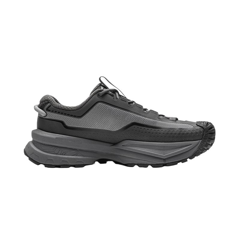 Li Ning Outdoor CF Tracing, Xingchuan Cushioning Breathable Rebound Low top Hiking Shoes Unisex Obsidian Gray Elegance AHTV047-5
