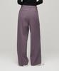 MUSINSA STANDARD WOMAN Women'S High-Waisted Wide Hidden Banding Slacks [Ash Purple]
