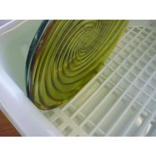 Asvel Slim Large Dish Drainer Set "N-Pose" White 4328