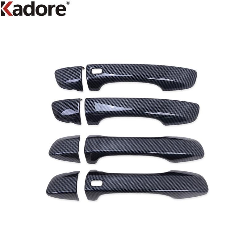 Door Handle Cover Trim For Volkswagen VW Tiguan 2017-    Chrome Car Door Handle Catch Covers Overlay Accessories