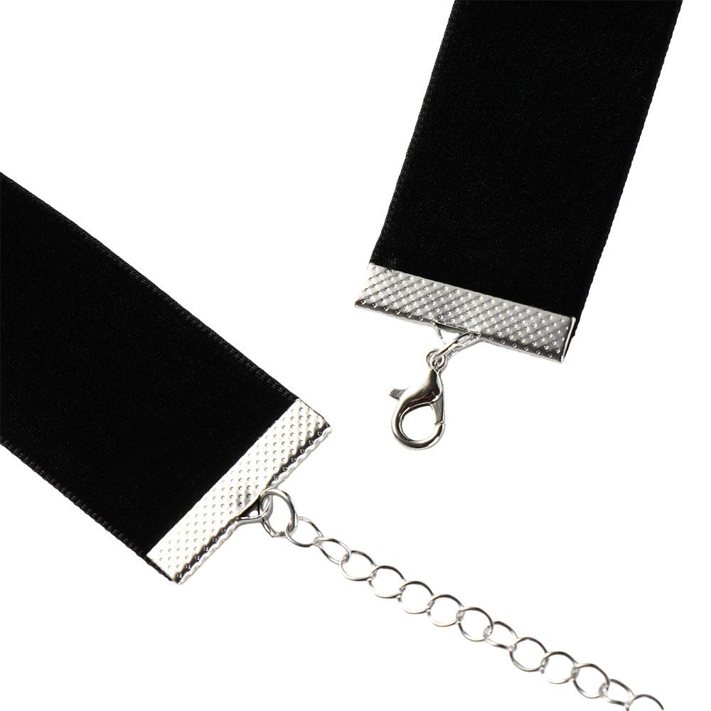 Accessories Zinc Zinc Alloy Chain Girl Gift Velvet Collar Punk Necklace Korean Style Jewelry Women Choker