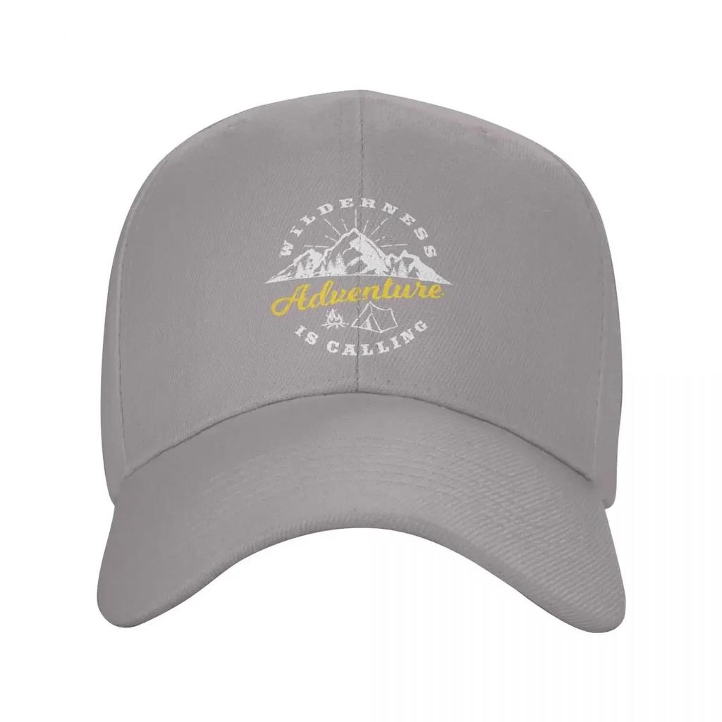 Custom Wilderness Adventure Calling Baseball Cap for Unisex Women Adjustable Explore Camping Dad Hat Sun Protection Snapback C