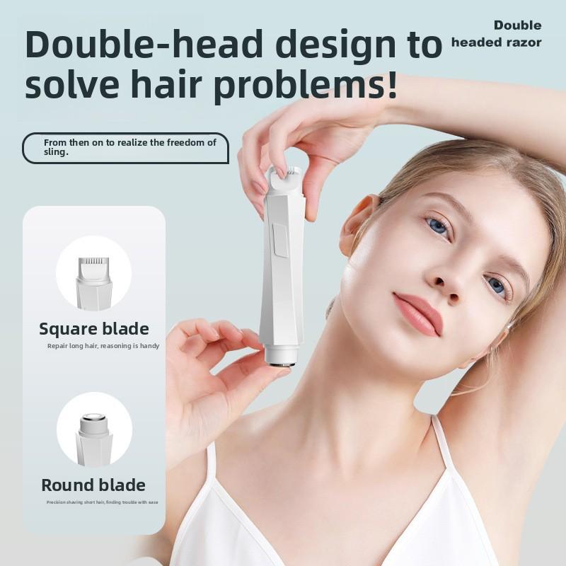Damen Intimbereich Haarentferner Elektrischer Rasierer Haarentfernungsgerät Achselhaartrimmer Intimbereichsrasierer Trimmer