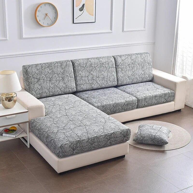 1PC Elastic Seat Cushion Cover Chair Cover Stretch Sofa Cover For Living Room Sofa Slipcover Protector Washable Removable