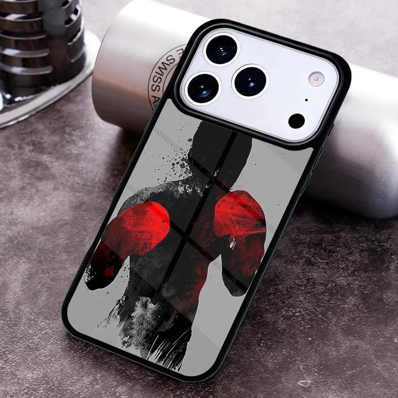Muay Thai Phone Case for iPhone 17 16 15 Pro Max Air 14 13 12 11 Plus Shockproof Capa Cover