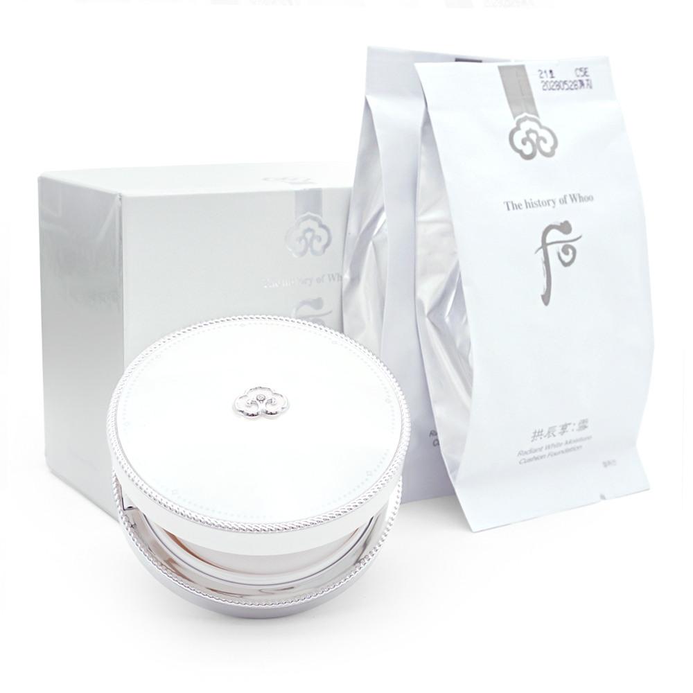 

The history of whoo Gongjinhyang Seol Whitening Moisture Glow Cushion No. 21 (main product + refill + refill) planning